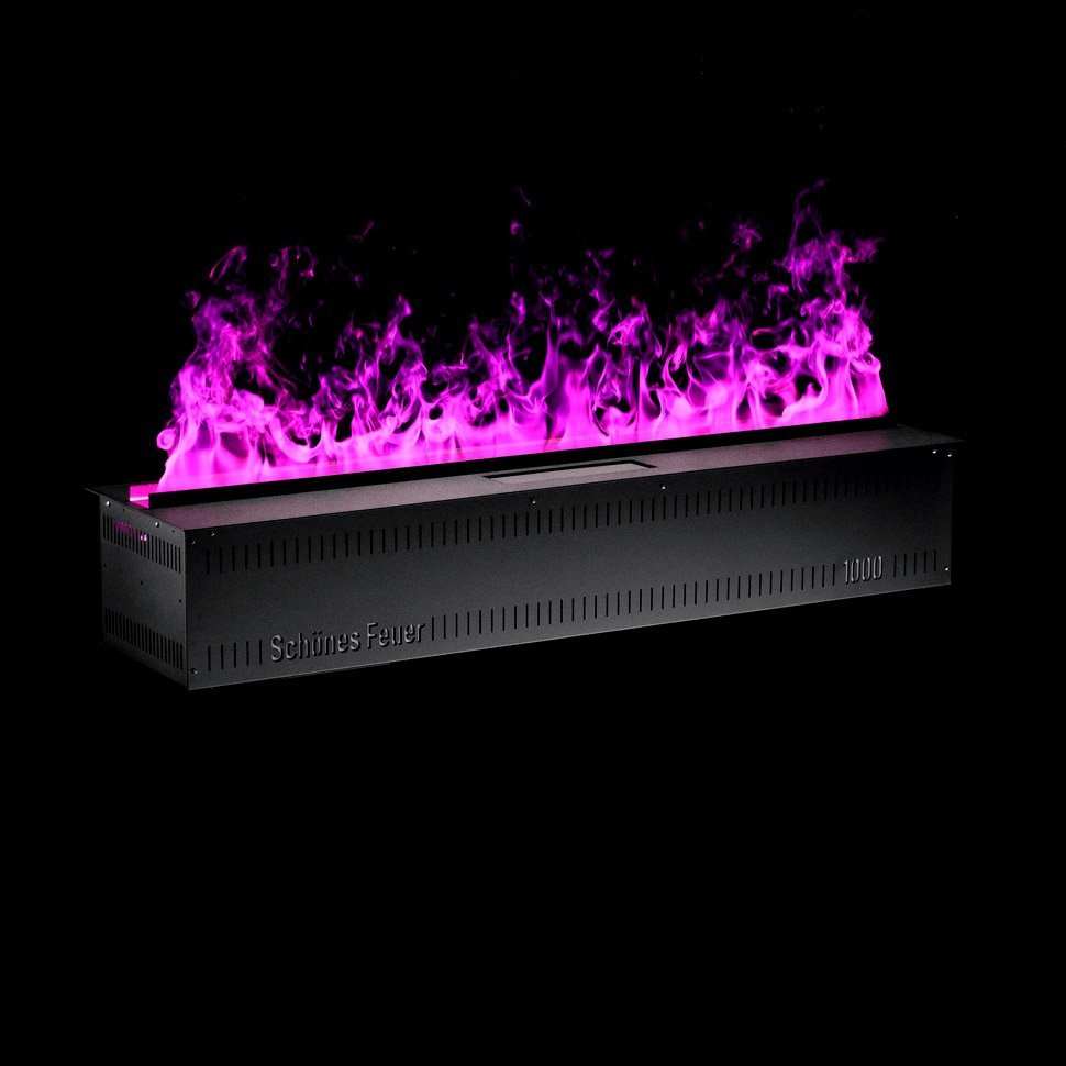 Электрический паровой камин Schones Feuer 3D Hot Line 1200 PRO черный