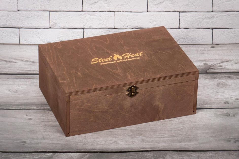 Подарочный набор SteelHeat PREMIUM BOX GLORIA белая + деревянная коробка + стартовый комплект