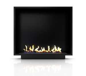 Биокамин в портале Firezo Chelsea Белый, стандарт