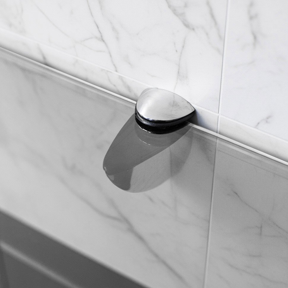 Стеклянная полка для биокамина Opti white 1800
