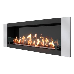 Биокамин встраиваемый SteelHeat LONG-V 1500 XL