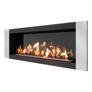 Биокамин встраиваемый SteelHeat LONG-V 1500 XL